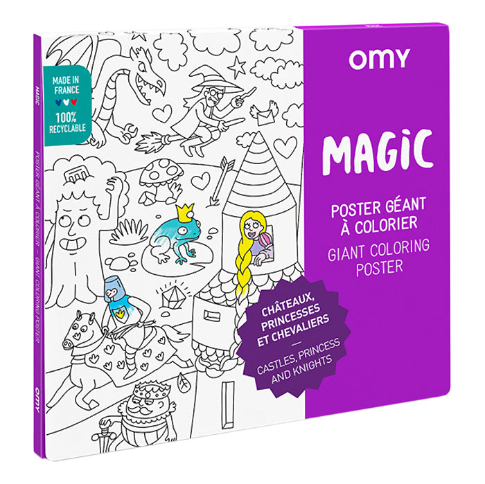 Omy Giant Colouring Poster Magic