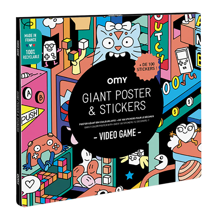 Omy Sticker Poster Video Game