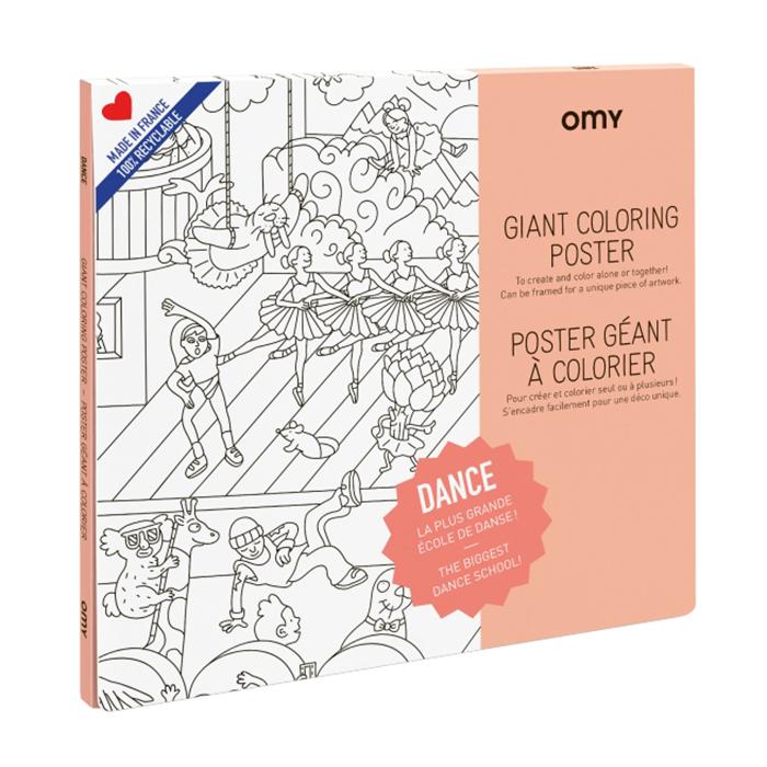 Omy Giant Colouring Poster Dance