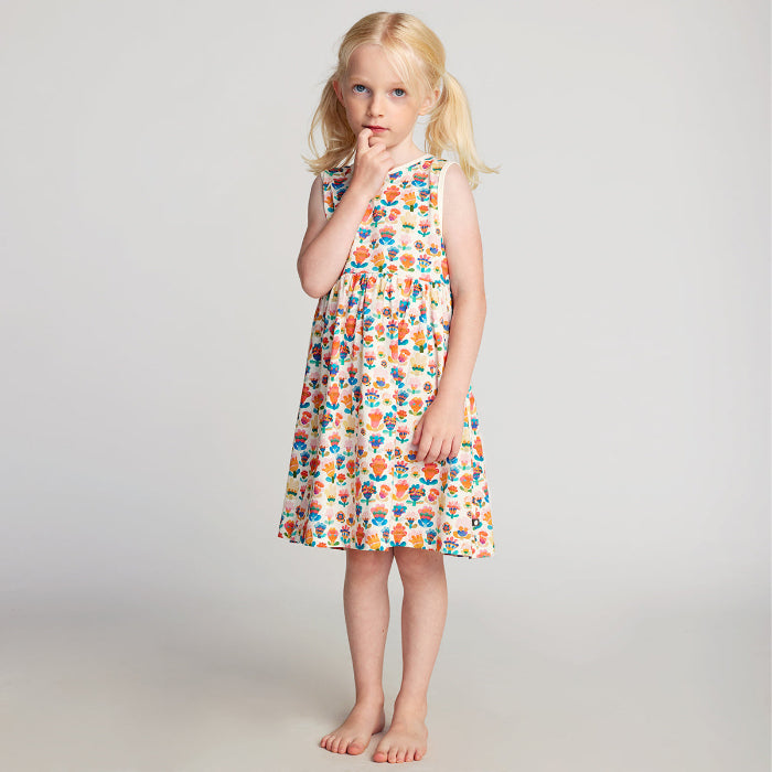 Oeuf Baby And Child Tank Dress Large Flower Print