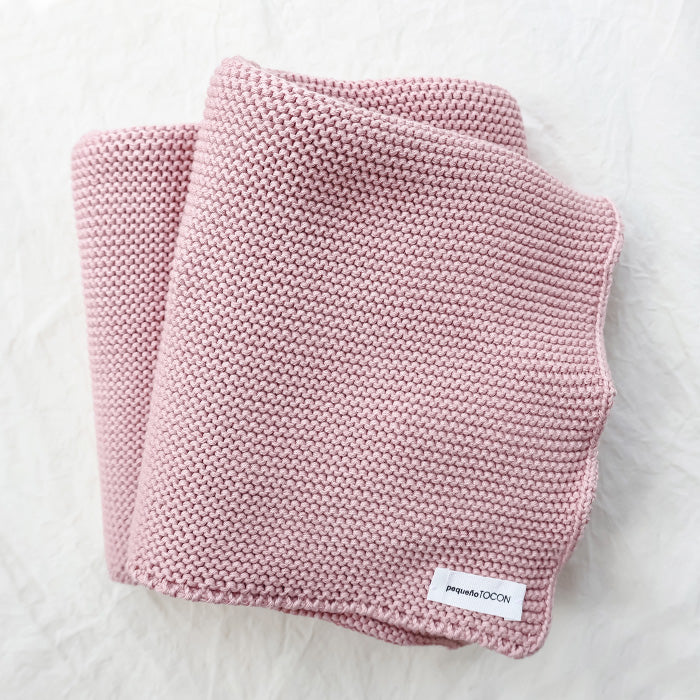 Pequeno Tocon Knitted Blanket Pink