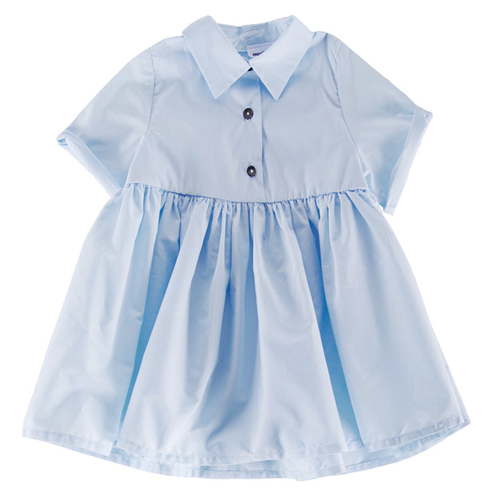 Pequeno Tocon Baby Shirt Dress Light Blue