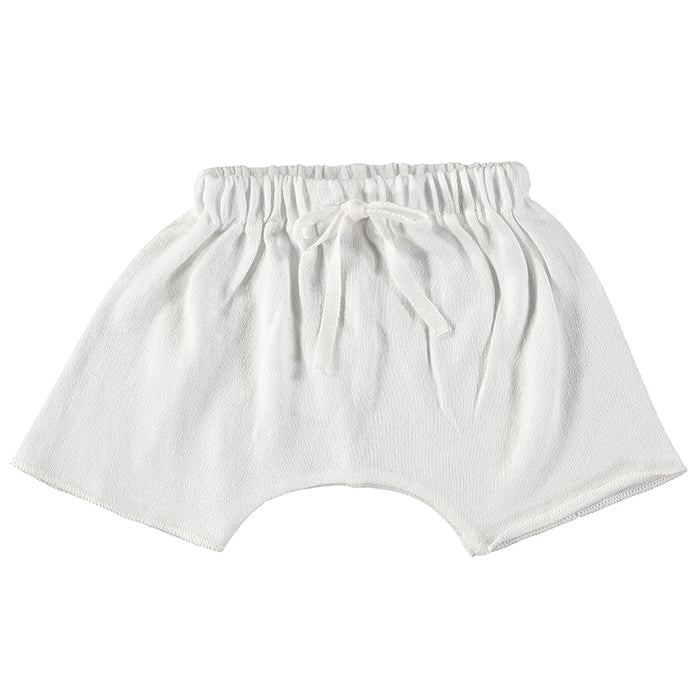 Pequeno Tocon Baby Boxer Style Shorts Cream