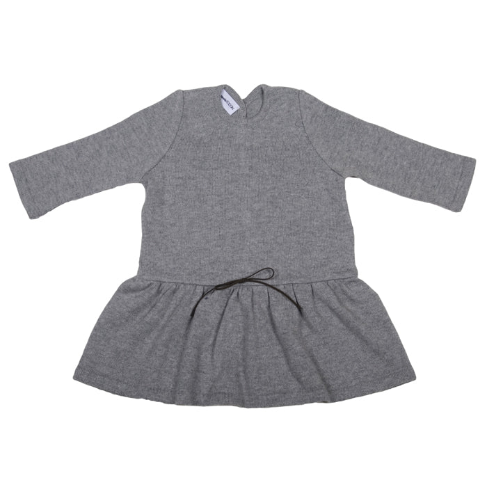 Pequeno Tocon Baby Long Sleeved Dress Grey
