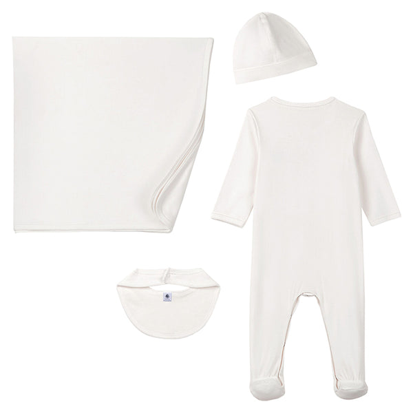 Petit Bateau Baby Set of Two Ribbed LS Cross Over Bodysuits Beige And -  Advice from a Caterpillar