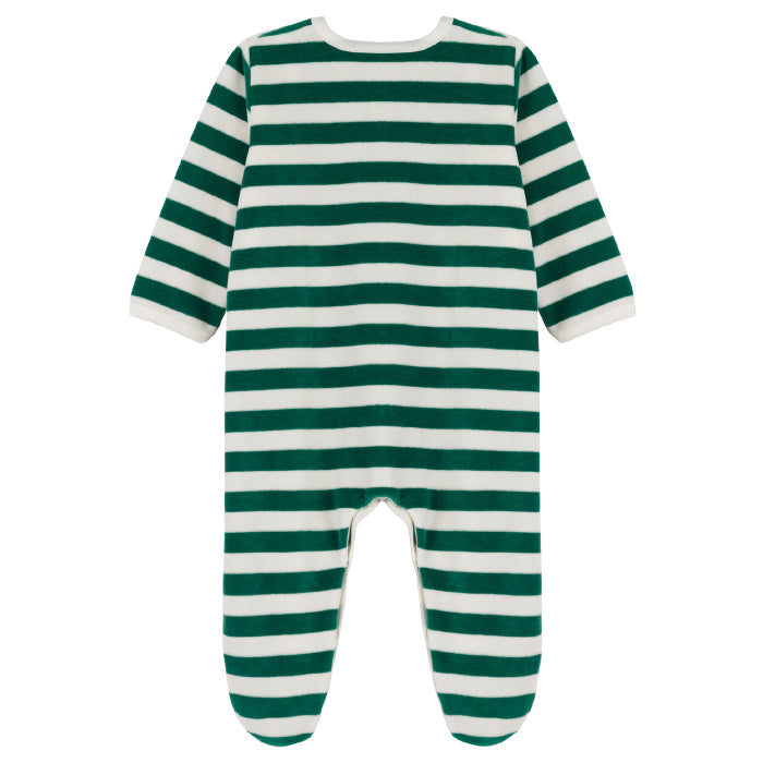 Petit Bateau Baby Charly Pyjamas Evergreen Stripes