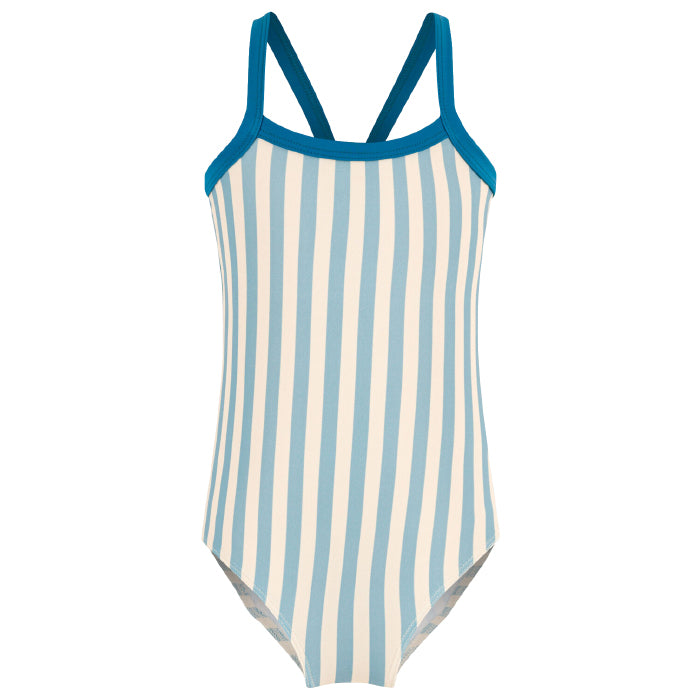 Petit Bateau Child Swimsuit With Blue Stripes