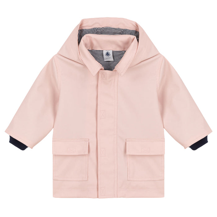 Petit Bateau Baby Iconic Raincoat Saline Pink