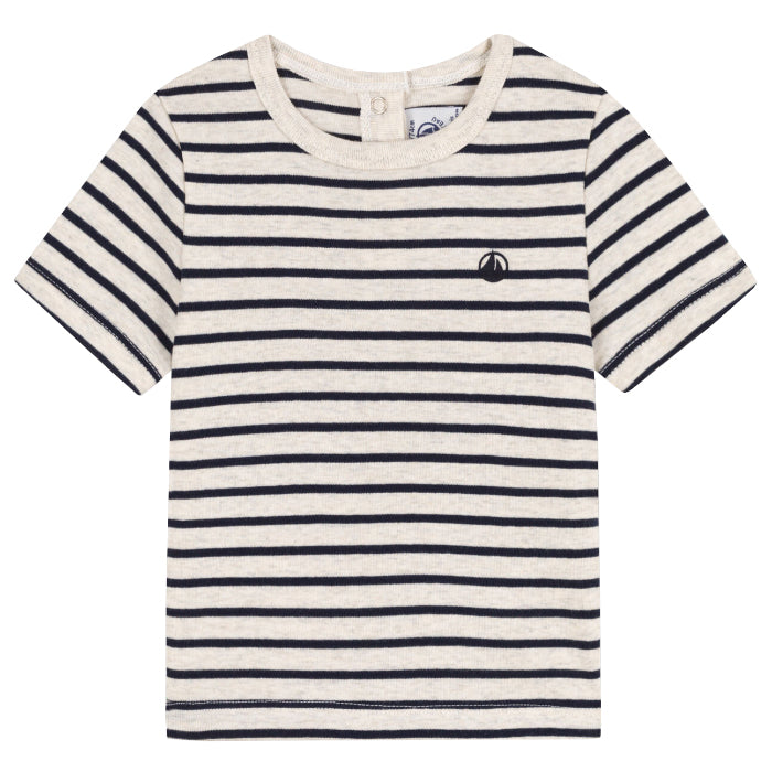 Petit Bateau Baby T-shirt Navy Blue Stripes