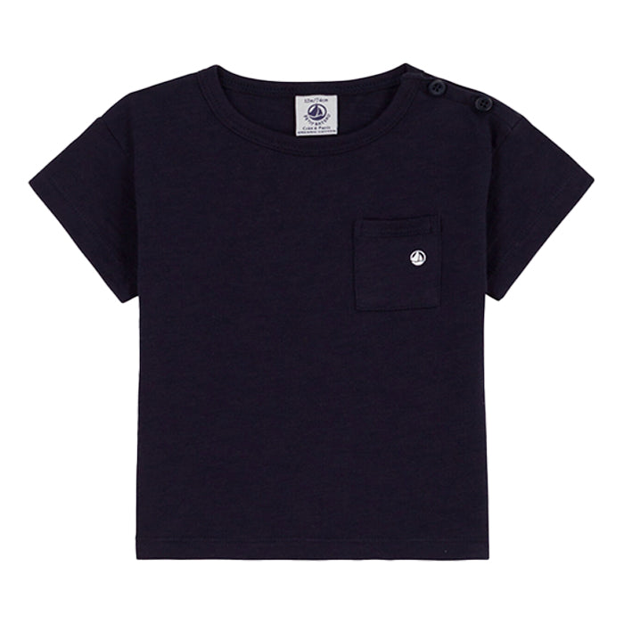 Petit Bateau Baby T-shirt Navy Blue
