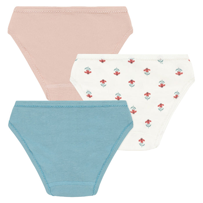 Petit Bateau Child Set Of Three Underwear Pink And White - Advice from a  Caterpillar