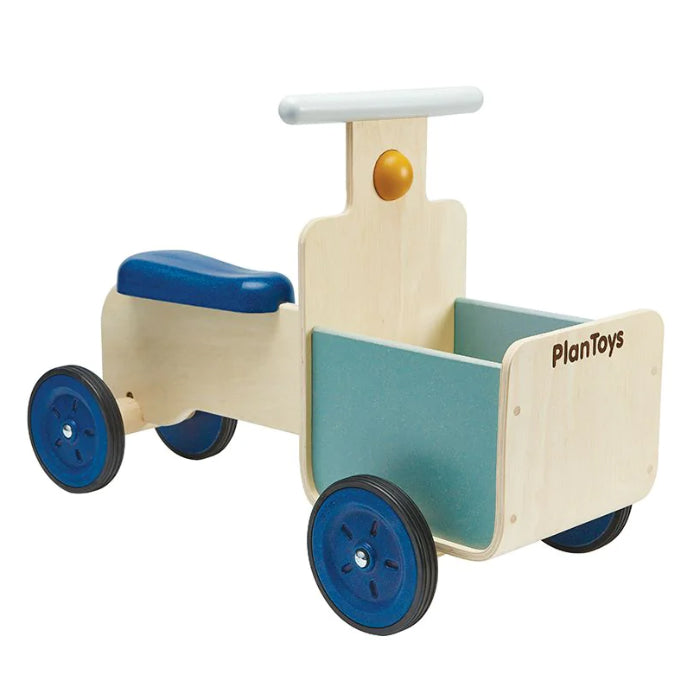 Plan Toys Delivery Bike Orchard Blue