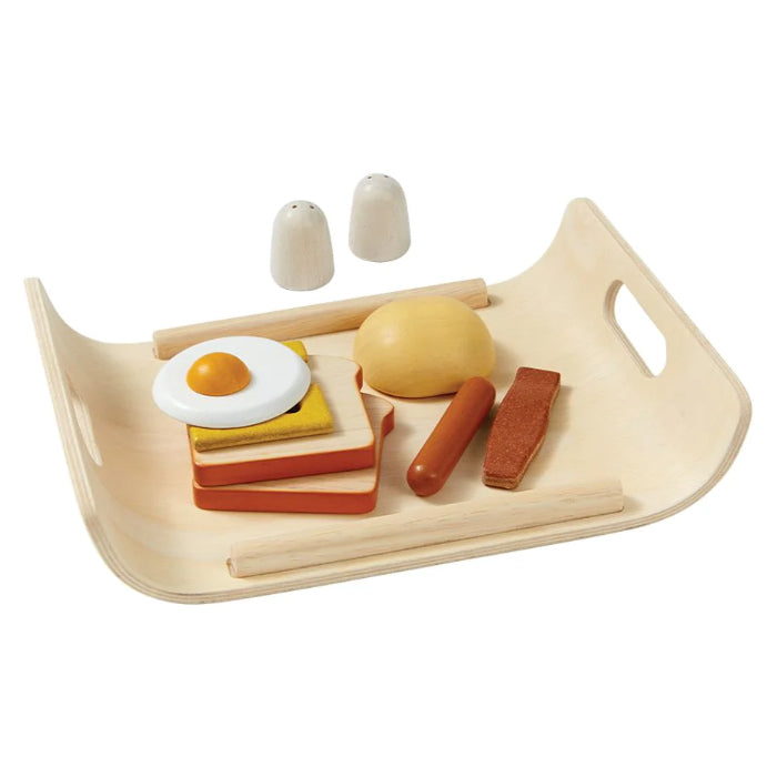 Plan Toys Breakfast Menu Wooden Set