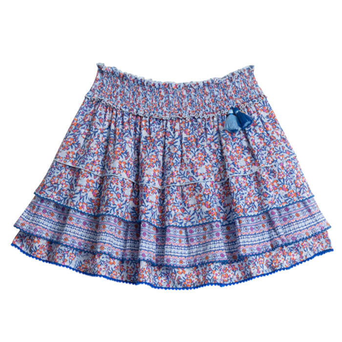 Poupette St Barth Child Mini Ariel Skirt Light Blue Paquerette