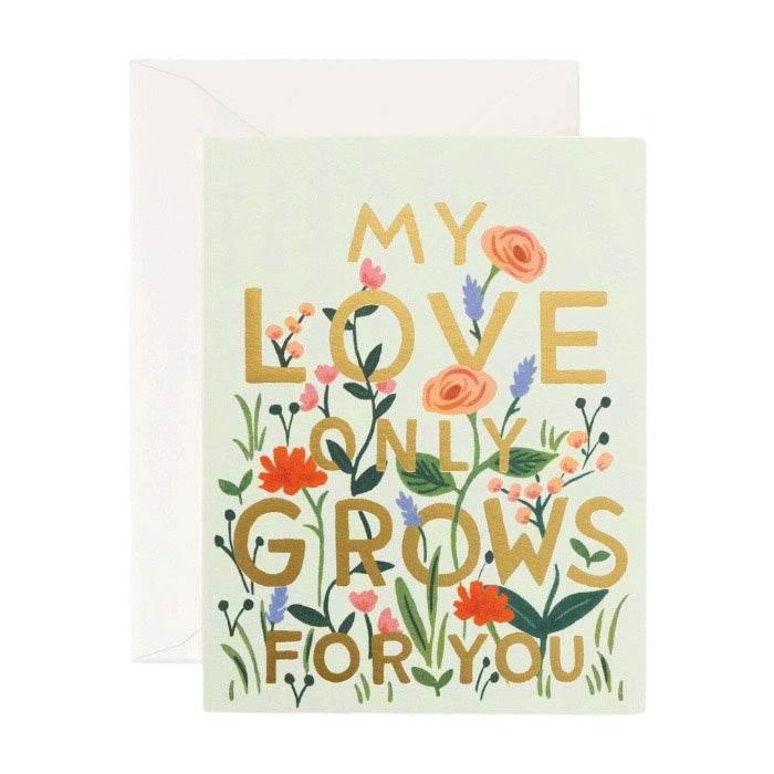 Rifle Paper Co. Love Grows Card