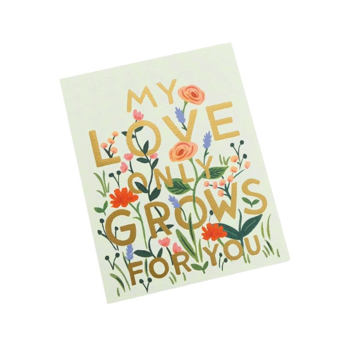 Rifle Paper Co. Love Grows Card