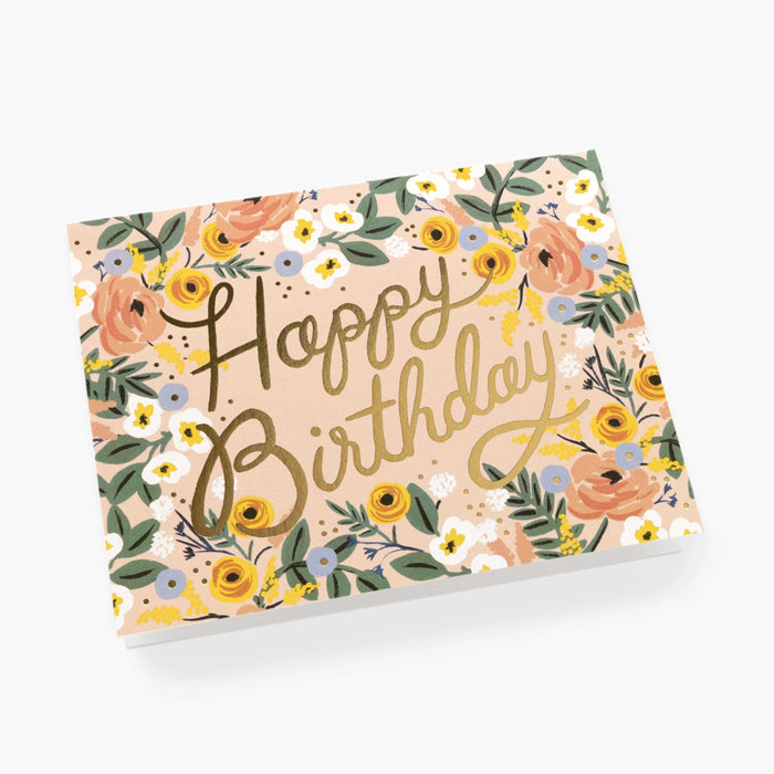 Rifle Paper Co. Rosé Birthday Card