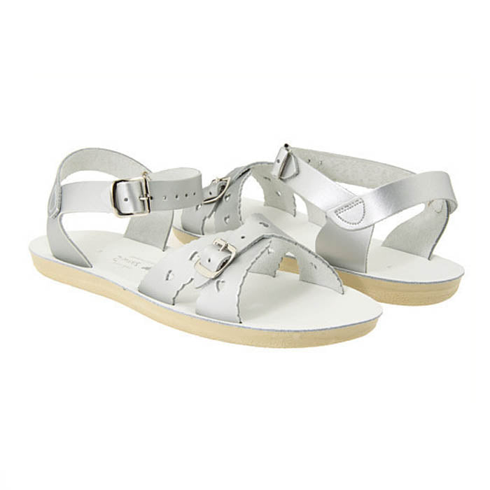 Salt Water Child Sweetheart Sandals Silver