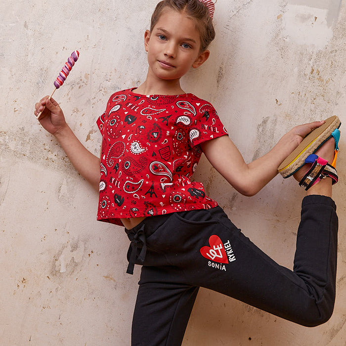 Sonia Rykiel Child Marita Sweatpants Black