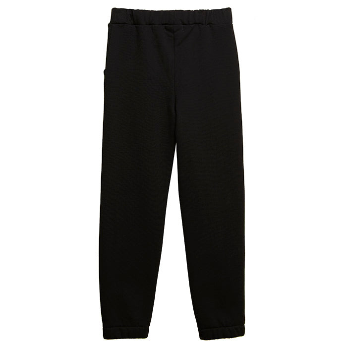 Plain best sale black sweatpants