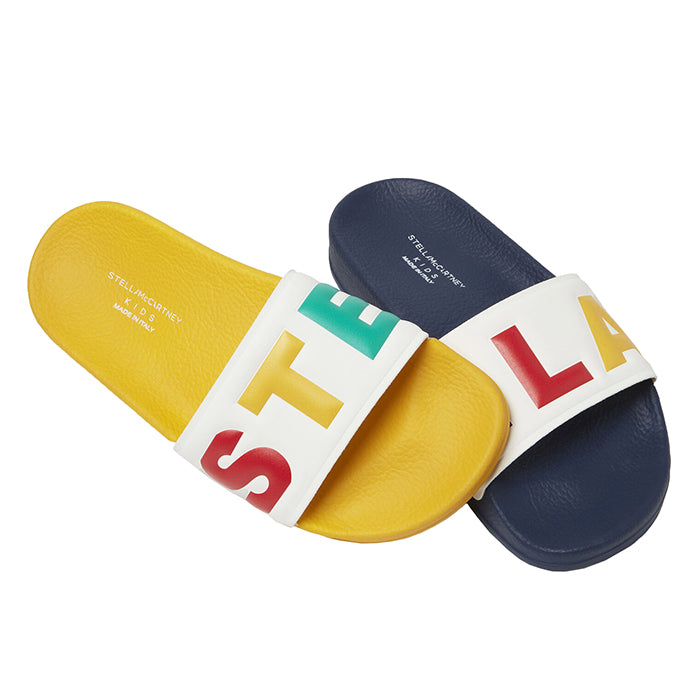 Stella McCartney Child / Adult Logo Slide Sandals Multicolour