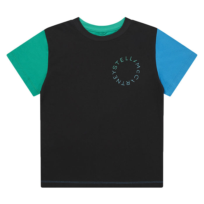Stella McCartney Child Colourblock T-shirt Black