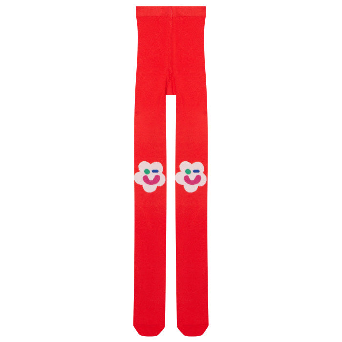 Stella McCartney Child Tights With Smiley Flower Red