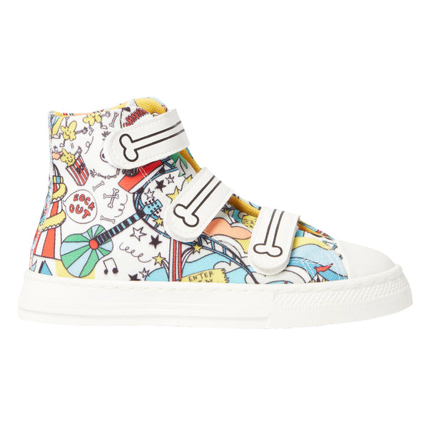 High top sneakers with velcro new arrivals