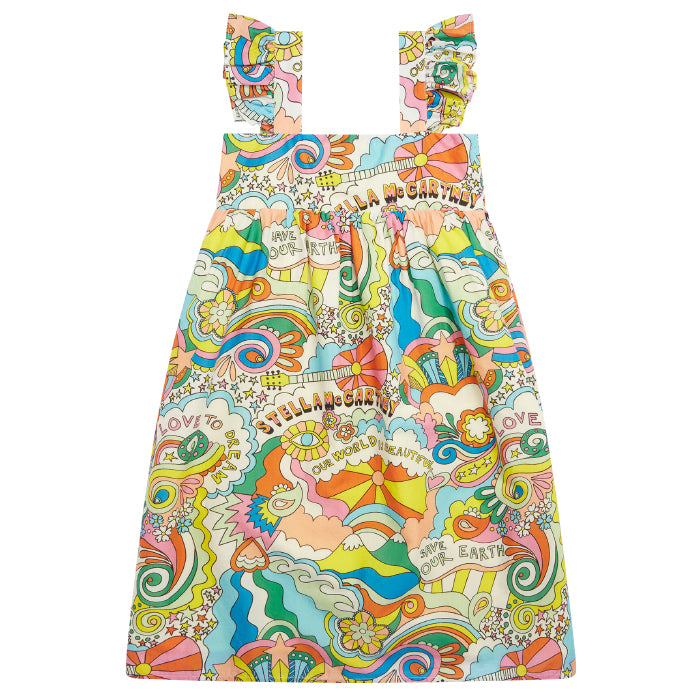 Stella McCartney Child Love To Dream Dress Multicolour