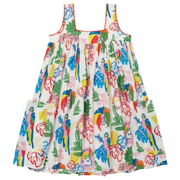 Stella McCartney Child Dress Multicolour Jungle Print