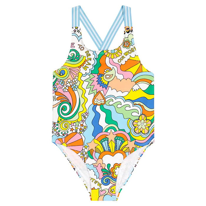 Stella McCartney Child Love To Dream Swimsuit Multicolour
