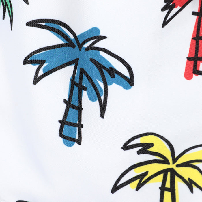 Stella McCartney Baby Swim Shorts With Palm Print Multicolour