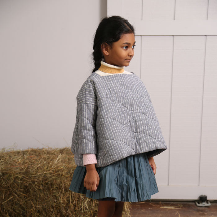 Kids grey skirt top
