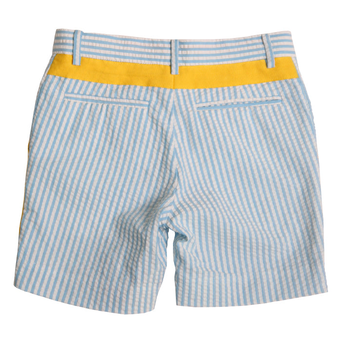 Tia Cibani Kids Child Frank Golf Shorts Waze Mix Blue