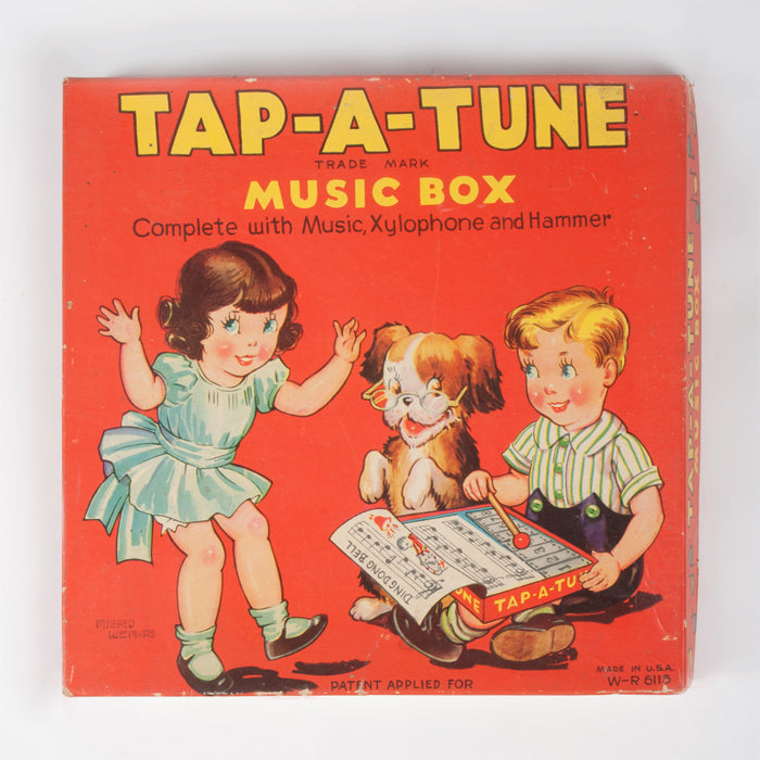 Vintage Tap-A-Tune Xylophine Music Box Toy