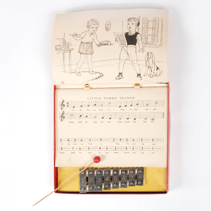 Vintage Tap-A-Tune Xylophine Music Box Toy