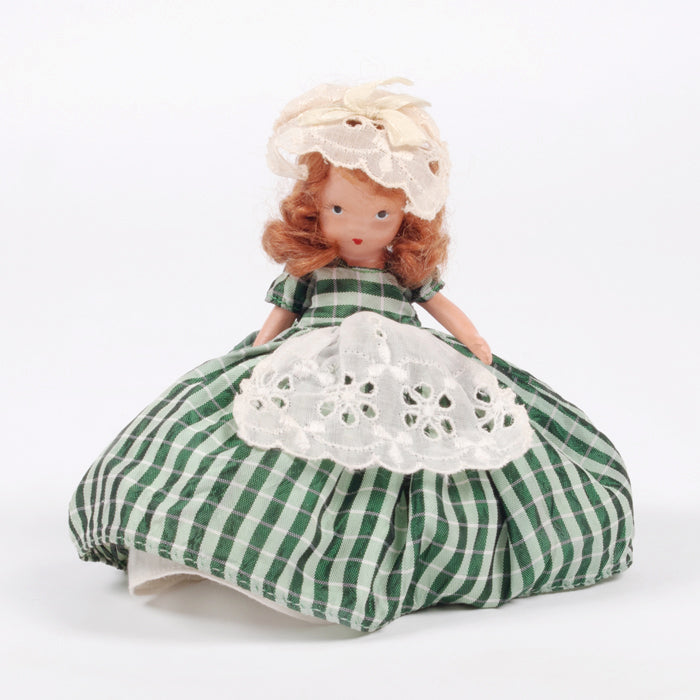 Vintage Nancy Ann Storybook Doll #161 Jennie Set The Table Green