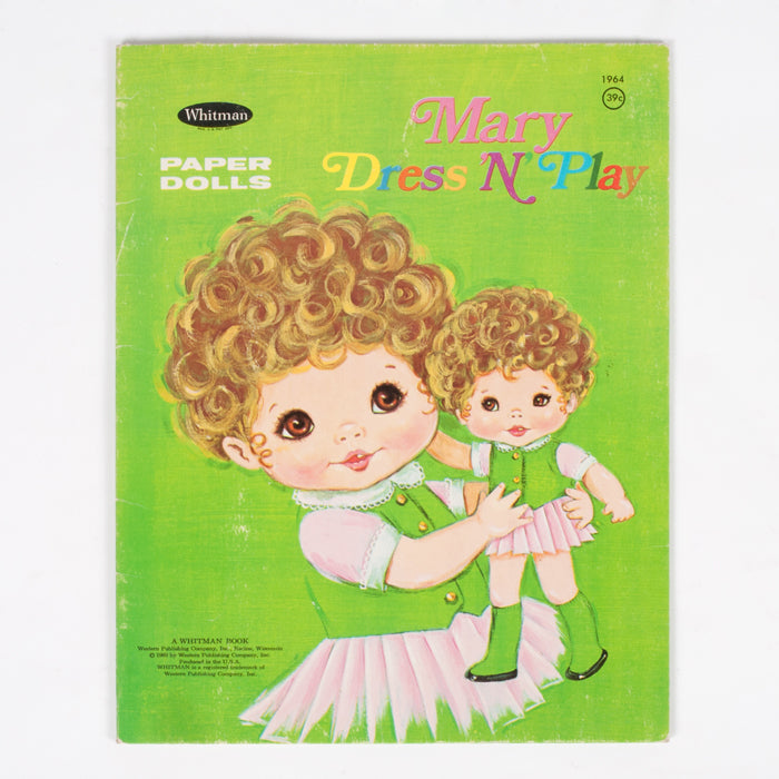 Vintage Mary Dress 'N' Play Cutout Paper Doll Book