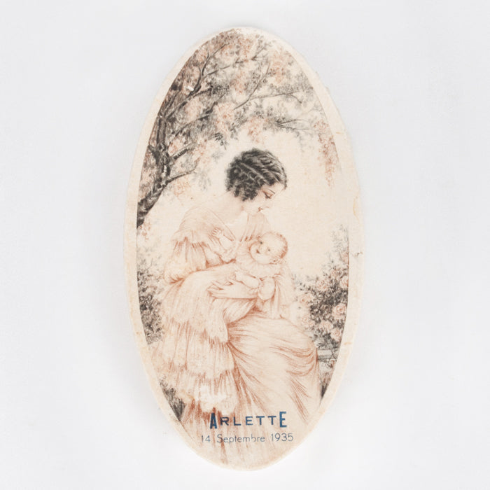 Vintage Illustrated Arlette Paper Box