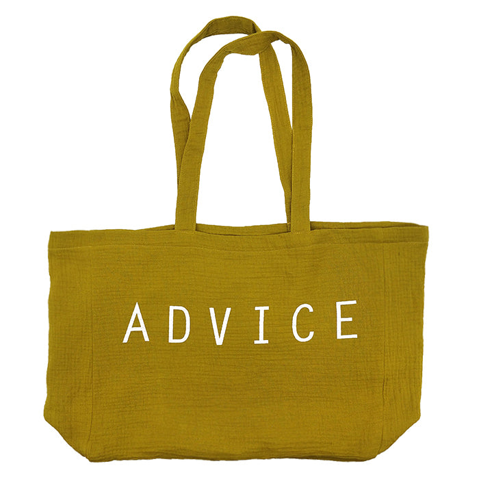 Woman By ADVICE Article Seven Tote Bag Chartreuse