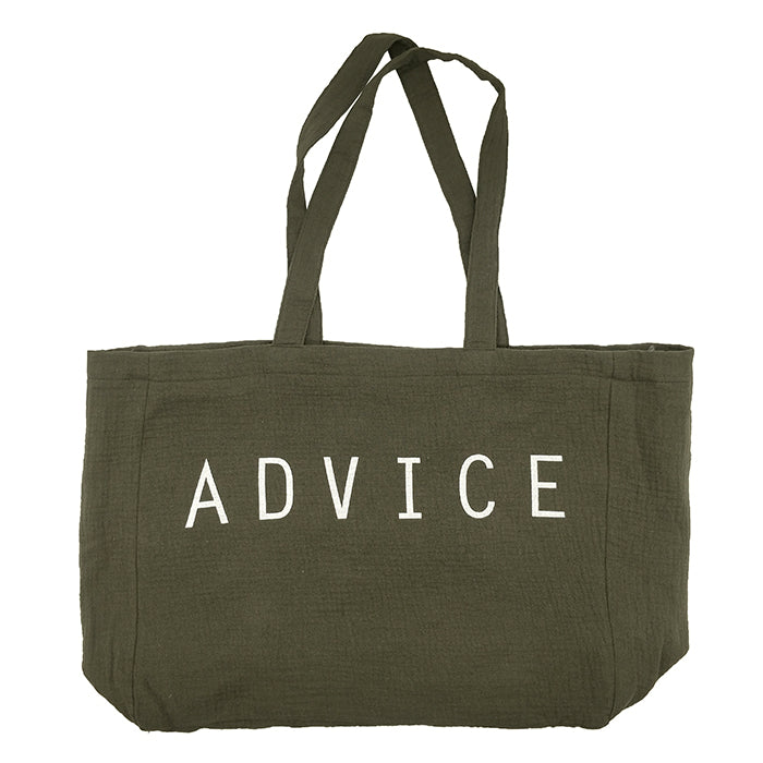 Woman By ADVICE Article Seven Tote Bag Deep Green