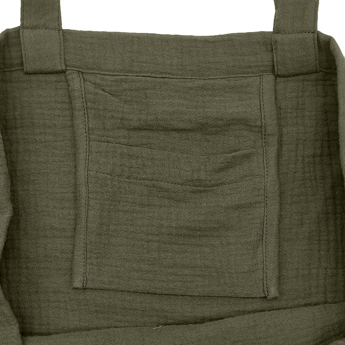 Woman By ADVICE Article Seven Tote Bag Deep Green