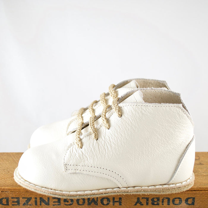 Zimmerman Shoes Baby And Child Milo Boots Ivory White