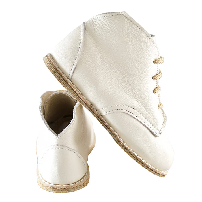 Zimmerman Shoes Baby And Child Milo Boots Ivory White