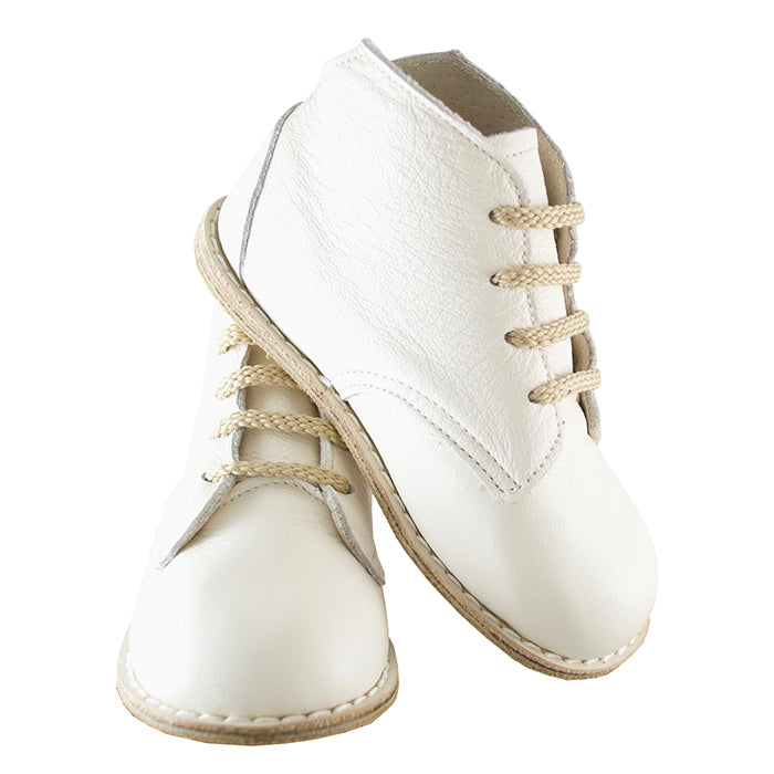 Zimmerman Shoes Baby And Child Milo Boots Ivory White