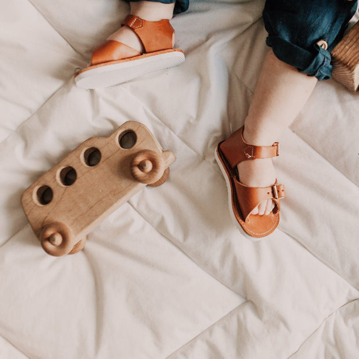 Zimmerman Shoes Baby And Child Stevie Sandals Warm Brown