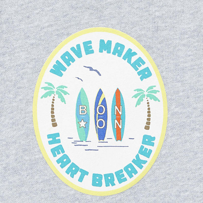 Bonton Baby Wave Sweatshirt Grey Marl